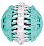 TRIXIE Denta Fun Ball 7 cm aqua/wit