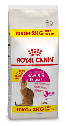 10 + 2 kg Royal Canin kattenvoer Savour Exigent