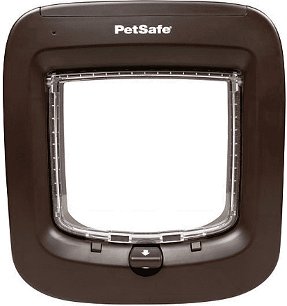 PetSafe Microchip kattenluik Cat Flap bruin