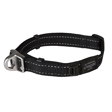 Rogz Halsband Utility Safety Zwart