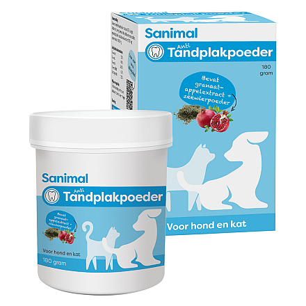 Sanimal Anti-Tandplakpoeder 180 gr