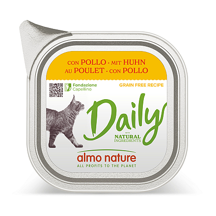 Almo Nature Kattenvoer Daily Kip 100 gr