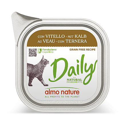 Almo Nature Kattenvoer Daily Kalf 100 gr