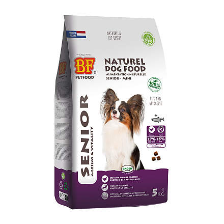 BF Petfood Hondenvoer Senior Mini 5 kg