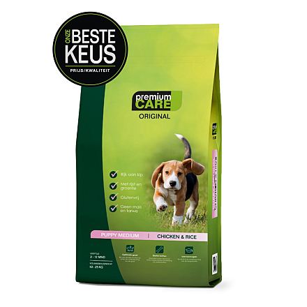 Premium Care Original Puppy Medium<br> Chicken & Rice 12 kg